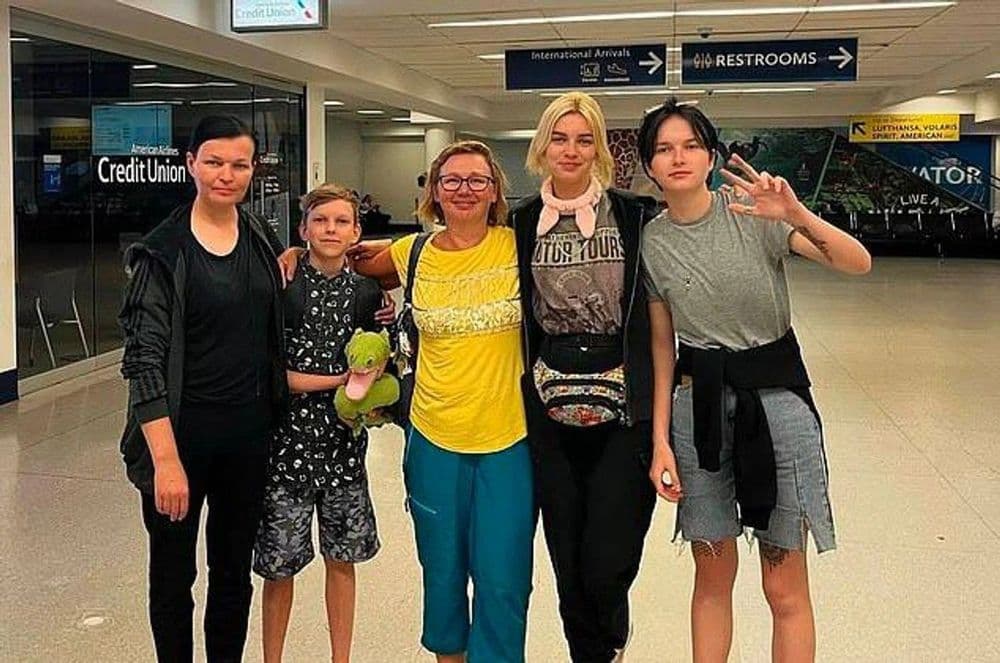Iryna  so svojou rodinou, zdroj: YHH