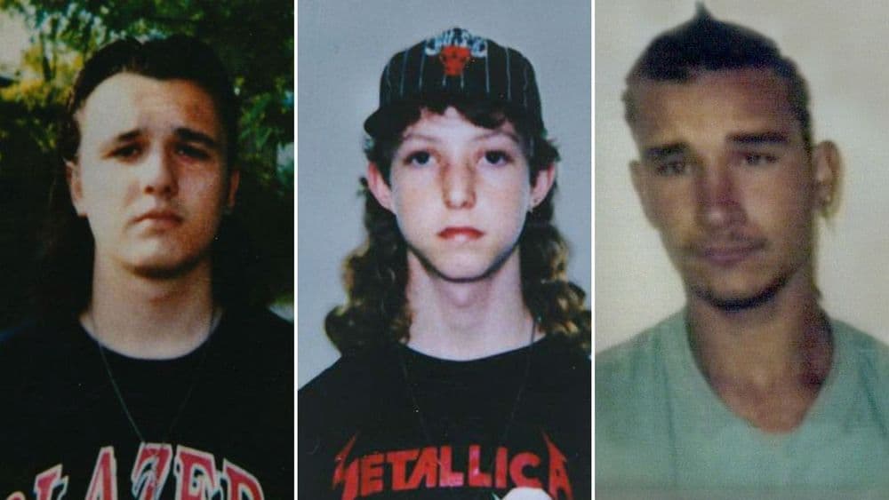 Obvinení Damien Echols, Jason Baldwin a Jessie Misskelley Jr., zdroj: CNN News